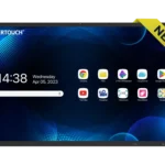 شاشة CleverTouch LUX للمؤسسات 2 التفاعلية بدقة 4K مقاس 86 بوصة، 50 نقطة لمس، ذاكرة 8 جيجابايت + 128 جيجابايت، نظام تشغيل أندرويد