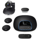 Logitech GROUP Bundle with Expansion Mics, Logitech GROUP + Expansion Mics, for Larger Meeting Rooms